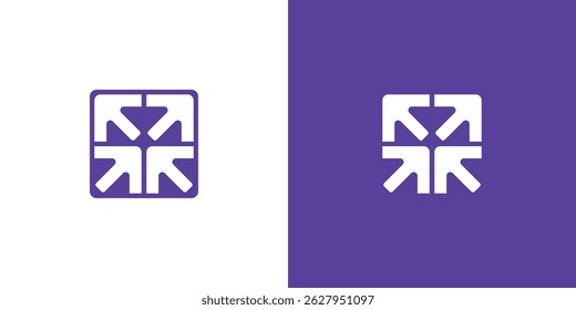Design de logotipo para cima, Design de logotipo de seta, Elemento de modelo de design de logotipo de crescimento