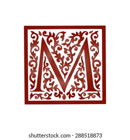 Logo design. Artistically Drawn, Stylized, Vintage Floral Vector illustration.