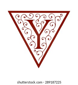 Logo design. Artistically Drawn, Stylized, Vintage Floral Vector illustration.