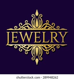 Logo design. Artistically Drawn, Stylized, Vintage Floral Vector illustration.