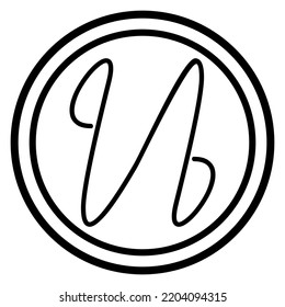 Logo-Design-Hintergrund-Illustration Buchstaben VN und NV Broschüre Einladungsbanner