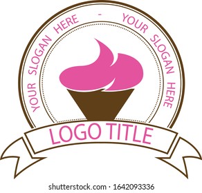 logo design for bakery business, bakery outlet, bakery store, cupcakes store.