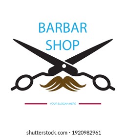 Logo Design for a Barbar Shop Vector Saloonlogo Design Abstract