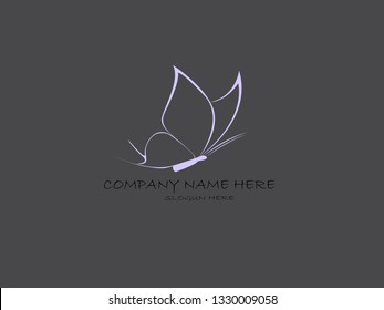 LOGO design based on butterfly
