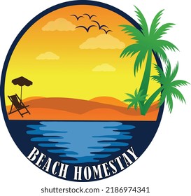 Logo design Beach home stay