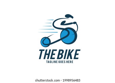 Logo design of bike logo template Sport Vector