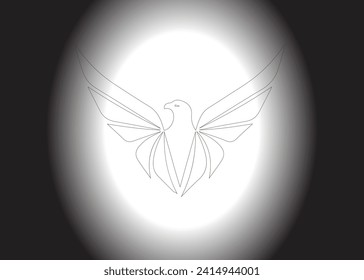 Logo Design the bird art