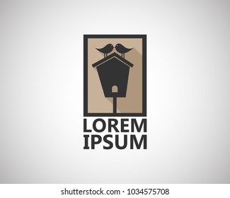 logo design bird house
