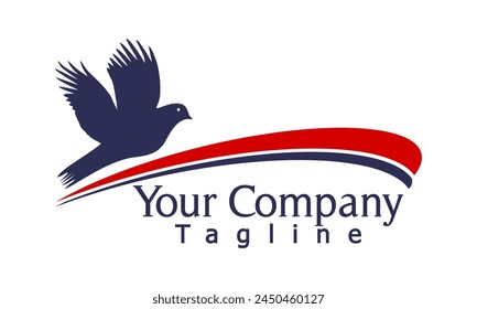 logo, design, bird, symbol, illustration, wing, vector, 