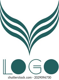 logo design with birt accent