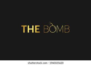 Ein Logo-Design für eine Bombe. kreativ, modern. minimalistisch, Cartoon