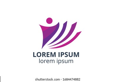 logo design of book template in creative shape isolate vector illustration. use for any business like publishing office, book store, digital corporate, library, education company, school, college,