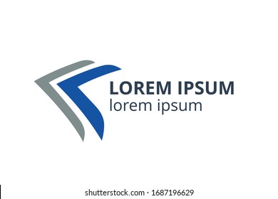 logo design of book template in creative shape isolate vector illustration. 