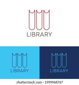 diseño de logotipo de la plantilla de libro en ilustración de vector de forma creativa. uso para cualquier negocio como oficina editorial, librería, empresa digital, biblioteca, empresa educativa, escuela, universidad,
