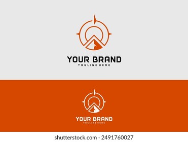 Logo design brand Adventure Compass