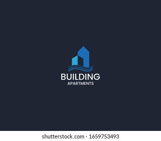 logo design building apartment company