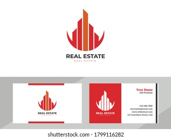 Logo Design Building Firm Real Estate