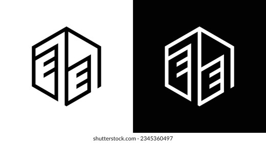 Logo-Design-Gebäude im Linienstil