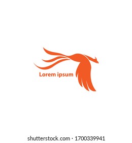 LOGO design.
business logo of the symbol of the flying phoenix