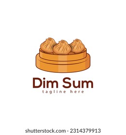 Diseño De Logotipo Por Dim Sum Este Logo Lo Hizo La Galería De Imágenes Y Logo De Dim Sum Vector. Ilustración Con El Logo De Sum Dim Con Estilo 3D. Galería De Imágenes De Alta Calidad De Suma De Dim. Foods Illustrations Food Design.