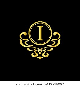 logotipo Diseño por logotipo dorado
