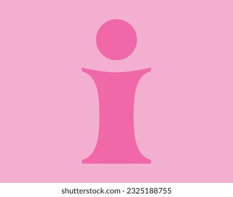 i logo design by graphics designer vector i icon 