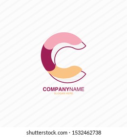 Logo Design C Letter. Eps 10
