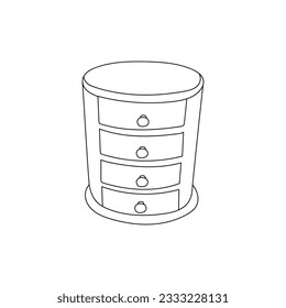 logo design Cabinet icon concept illustration idea style flat vector design. isolated on white background