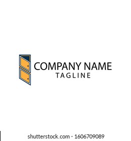 Logo design cabinets with a simple and minimalist style