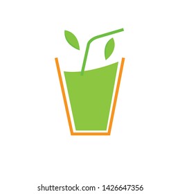 Diseño de logotipo para café, abstracto aislado en un fondo blanco