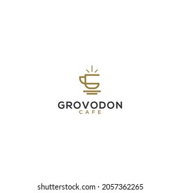 Cafe De Diseño De Logotipos Para Iniciales De La Empresa G