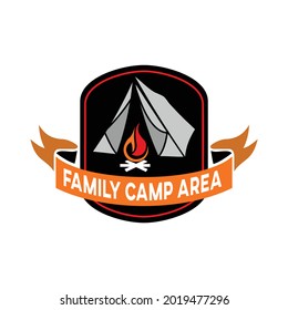 logo design for camp area