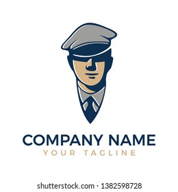 logo design captain modern concept