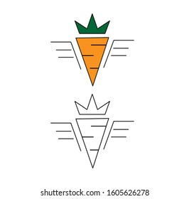 Logo Design: Carrots. | Fruit logo design, Fruit logo,