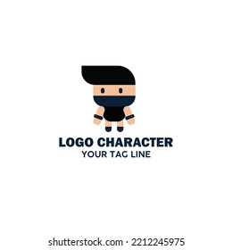 Logo Design Character for Game kids 