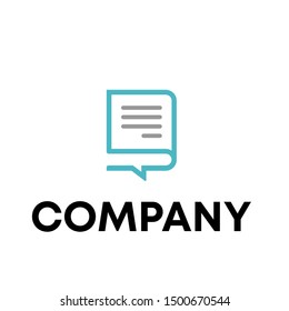 LOGO DESIGN CHAT SIGN DISCUSSION VECTOR TEMPLATE 