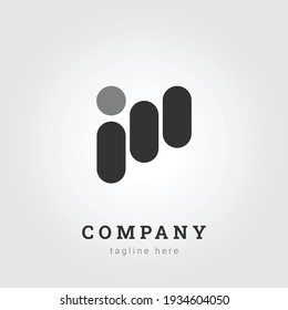 A logo design with a circle element concept with an elegant combination of black and silver.