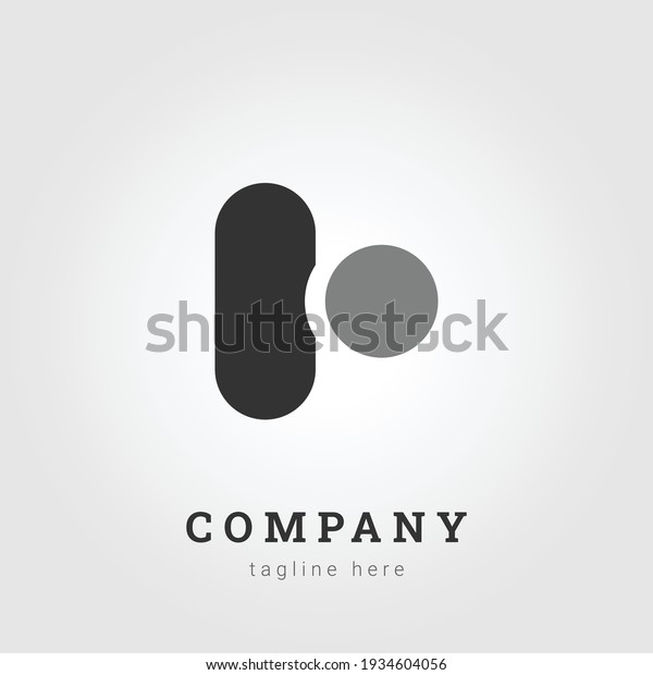 A logo design with a\
circle element concept with an elegant combination of black and\
silver.