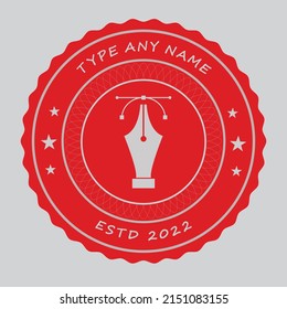 DISEÑO DE LOGOTIPO PARA CÍRCULO CON HERRAMIENTA DE PLUMA 