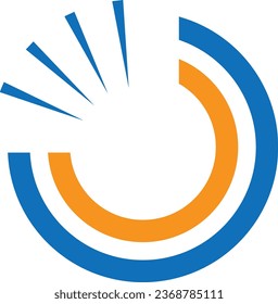 Diseño de logotipos con formas circulares y puntas