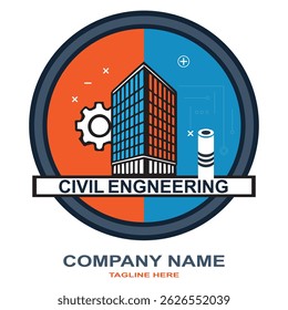 Design de logotipo para empresa de engenharia civil