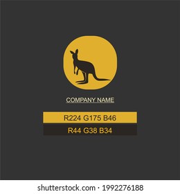 Diseño de logotipos o imágenes prediseñadas con tema canguro