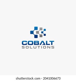 Logo Design Coblat Solution Free Vector

