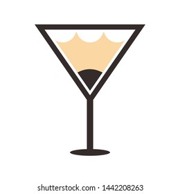 logo design cocktail pencils simple