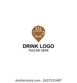 logo design for coffe point or business with creative vector illustration