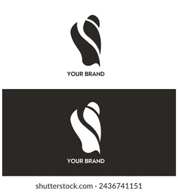 logo design with a coffee bean theme for a cafe brand