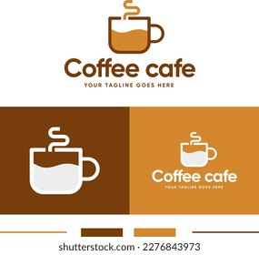 Diseño de logotipo para un icono de café café café taza