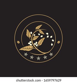 Logo design for coffee company brands.