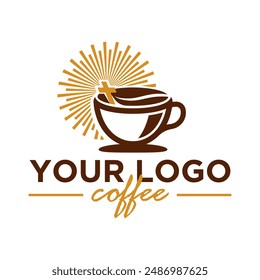 Logo-Design für ein Café mit glänzenden christlichen Nuancen