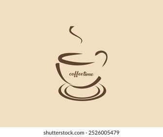 logo design coffee time art